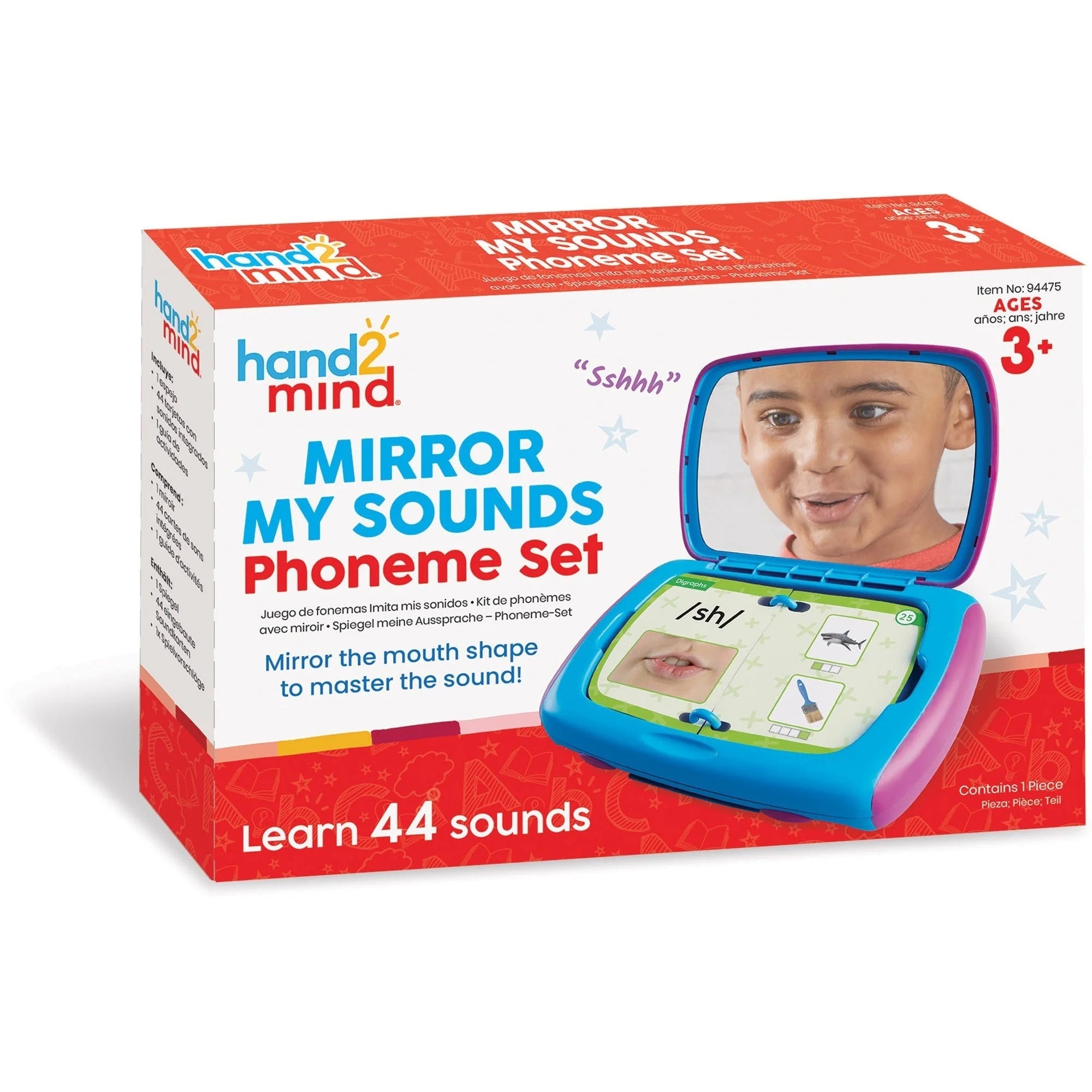 Learning Resources Mirror My Sounds Phoneme Set - Interactive Toy - Books & Activities