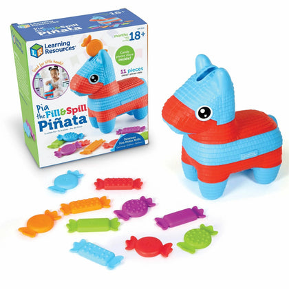 Learning Resources Pia Fill & Spill Pinata: Building Blocks for 1.5-2 Year Olds - Toys