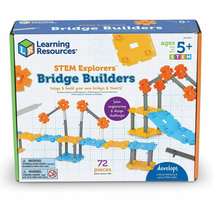 Learning Resources STEM Explorers Bridge Builders: Kit for 5-7 Year Olds - Toys & Blocks