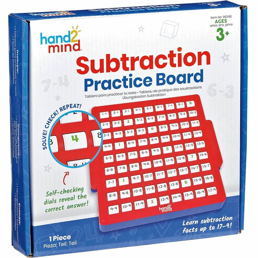 Learning Resources Subtraction Skills Practice Board - Interactive - Boards & Supplies