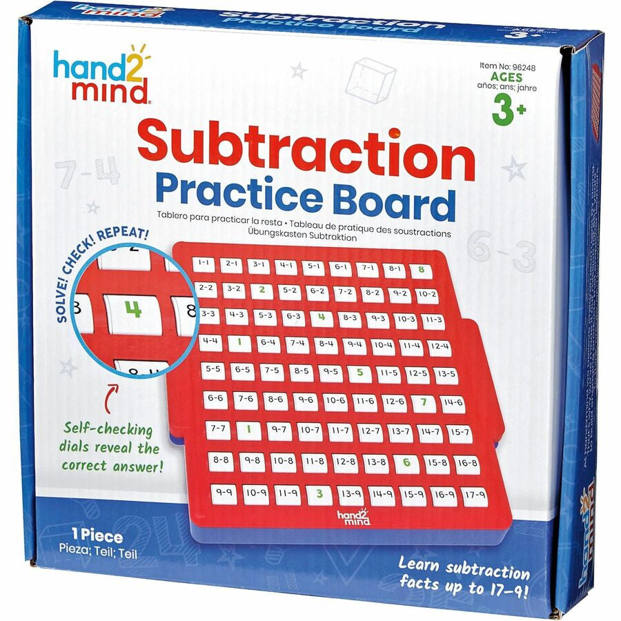 Learning Resources Subtraction Skills Practice Board - Left