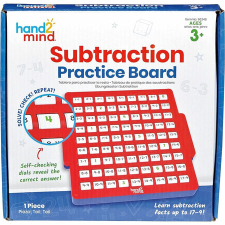 Learning Resources Subtraction Skills Practice Board - Front