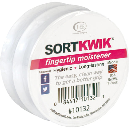 LEE SortKwik Fingertip Moistener - Pink Non-toxic Odorless - 2-Pack - Mailroom Equipment & Supplies