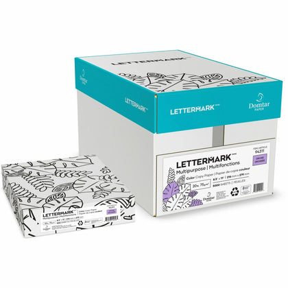 Lettermark Colors Multipurpose Paper: Orchid 8.5’’ x 11’’ 20 lb - Smooth Acid-free - 500 Sheets/Ream - Copy & Printer