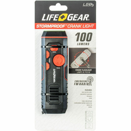 Life+Gear Stormproof Crank Light - 2000