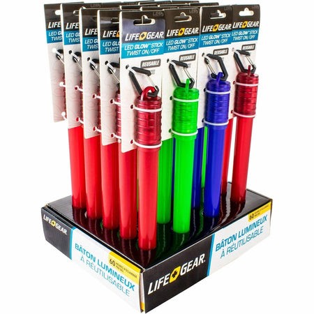 LifeGear LED Reusable Glow Stick - 2000