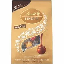 Lindor Assorted Truffles: Milk White Dark Chocolate & Caramel - 15.20 oz - 36 Bag - Sweets