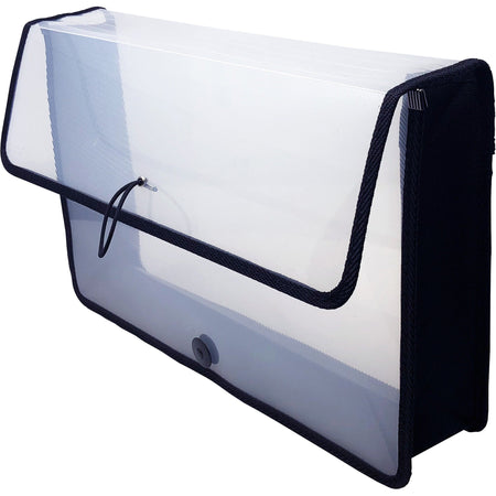 Lion EXPAND-N-FILE File Wallet - 3’’ Folder Capacity - Clear - 1 Each - Expanding Files