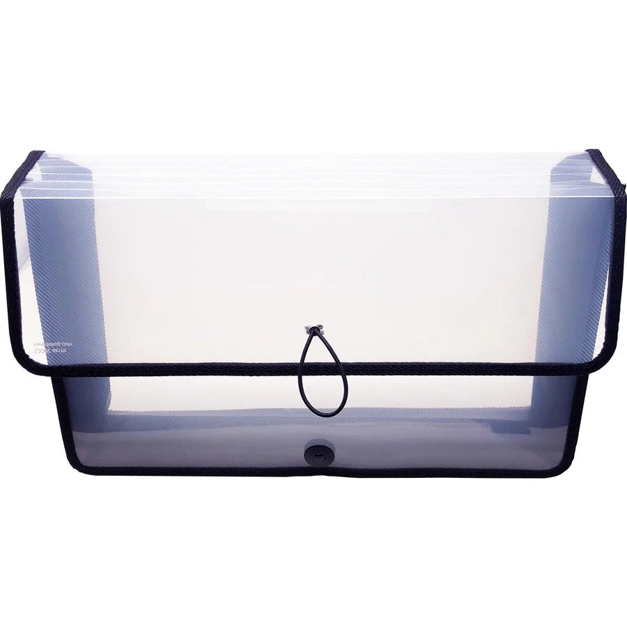 Lion EXPAND-N-FILE File Wallet: 3’’ Folder Capacity Clear - Expanding Files