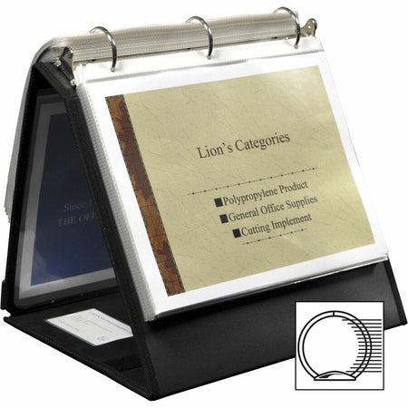 Lion Insta-Cover Round Ring Easel Binder - Alternate-Image1