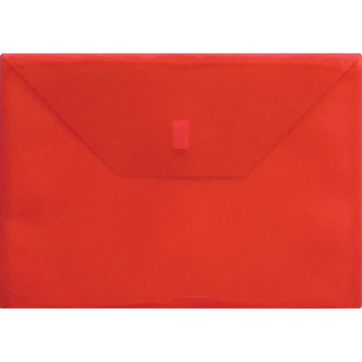 Lion Letter Recycled File Pocket: Transparent Red 180 Sheets - 20% - Poly Envelopes