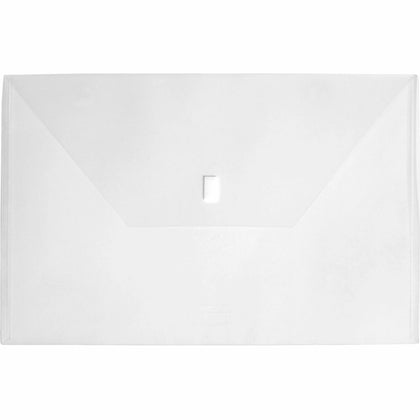 Lion Recycled Project File: 11x17 Poly Clear with Hook & Loop Closure - Filing Jackets Pockets