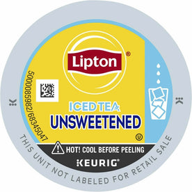 Lipton® Unsweetened Iced Black Tea K-Cup - Refreshing Pods