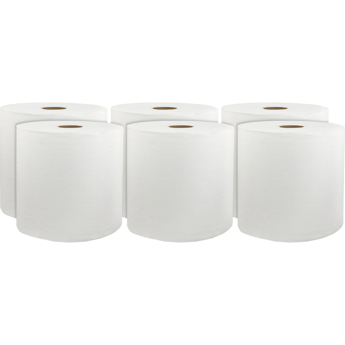 Livi Solaris Paper Hardwound Towels - 1 Ply - 8’’ x 800 ft - White - Virgin Fiber - 6 / Carton