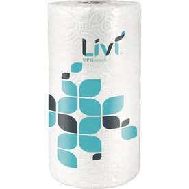Livi Solaris Paper Kitchen Roll Towel - 2 Ply 85 Sheets White - Towels