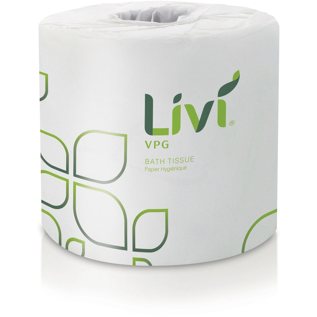 Livi VPG Bath Tissue: 2-Ply 400 Sheets/Roll Leaf Emboss Pattern - Bathroom Tissue