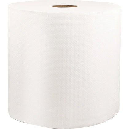 Livi VPG Select 46528 Hard Wound Roll Towel - Premium 1-Ply Fiber - 8’’ x 1000 ft - White - 6/Ctn - Paper Towels