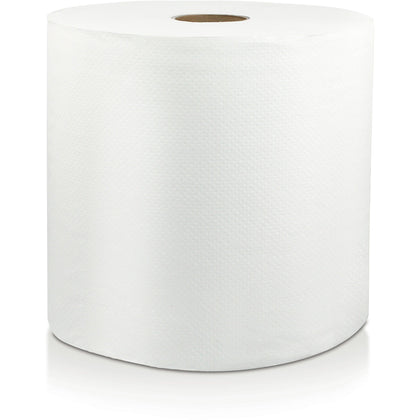 Livi VPG Select Hard Wound Towel: 1 Ply 8’’ x 600 ft - White Fiber - 6/Carton - Paper Towels