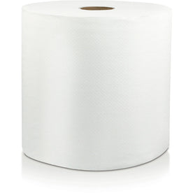 Livi VPG Select Hard Wound Towel: 1 Ply 8’’ x 600 ft - White Fiber - 6/Carton - Paper Towels