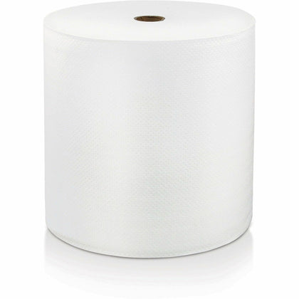 LoCor Hard Wound Roll Towels: 1 Ply 7’’ x 1200 ft Bright White - Virgin Fiber - Paper Towels