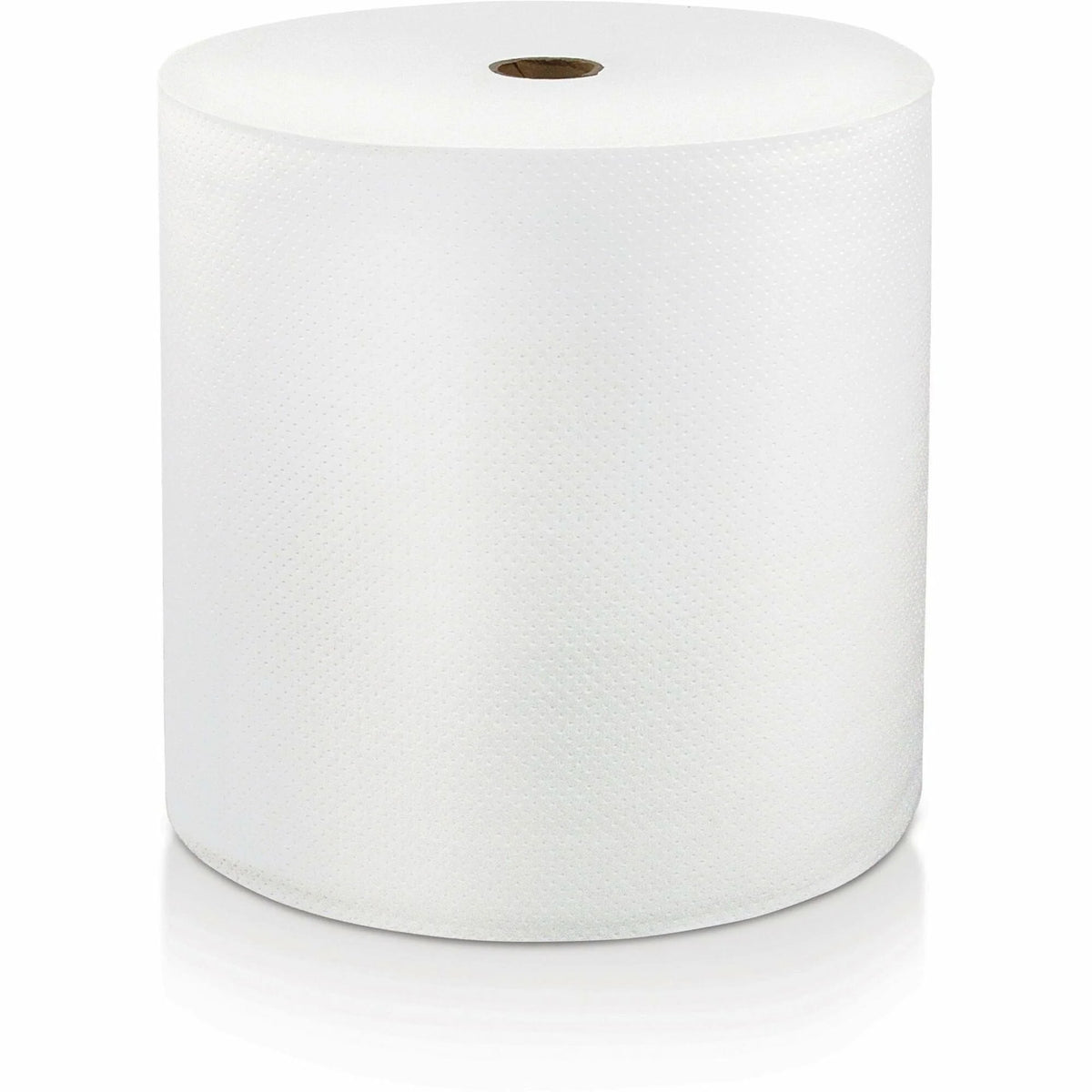 LoCor Hard Wound Roll Towels: 1 Ply 7’’ x 1200 ft Bright White - Virgin Fiber - Paper Towels