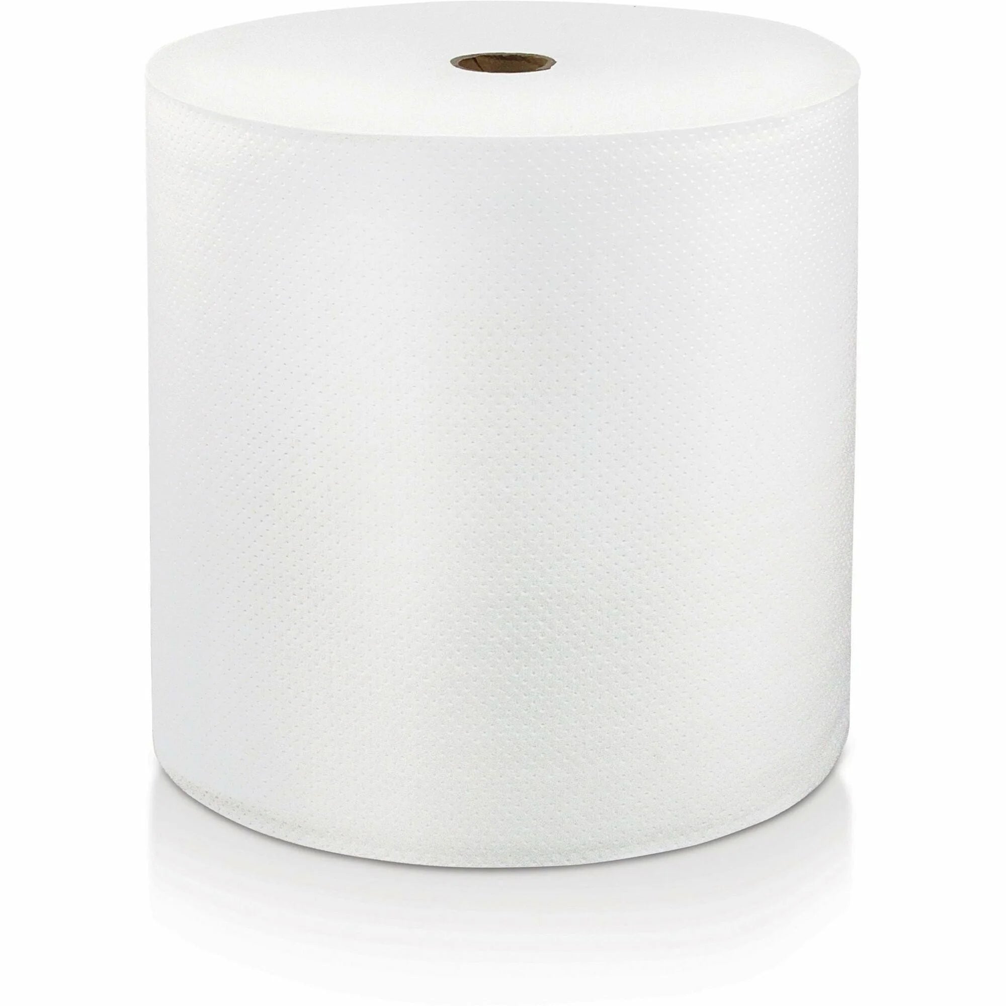 LoCor Hard Wound Roll Towels: 1 Ply 7’’ x 1200 ft Bright White - Virgin Fiber - Paper Towels