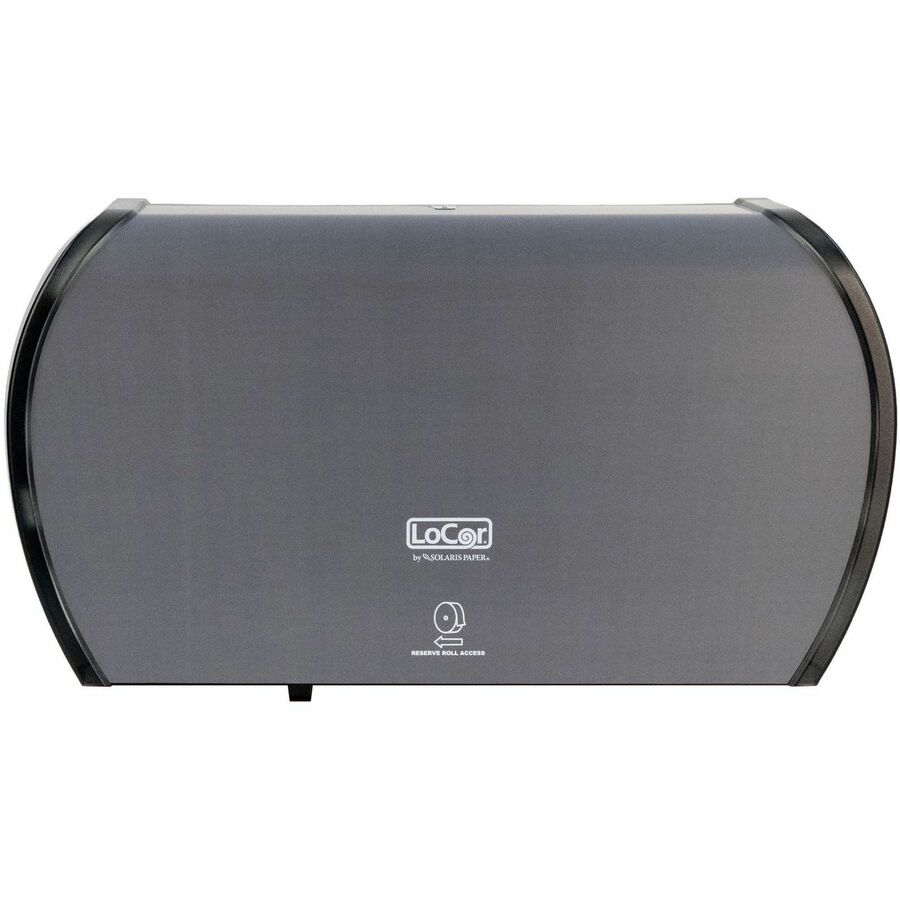 LoCor Jumbo Twin Bath Tissue Dispenser - Front