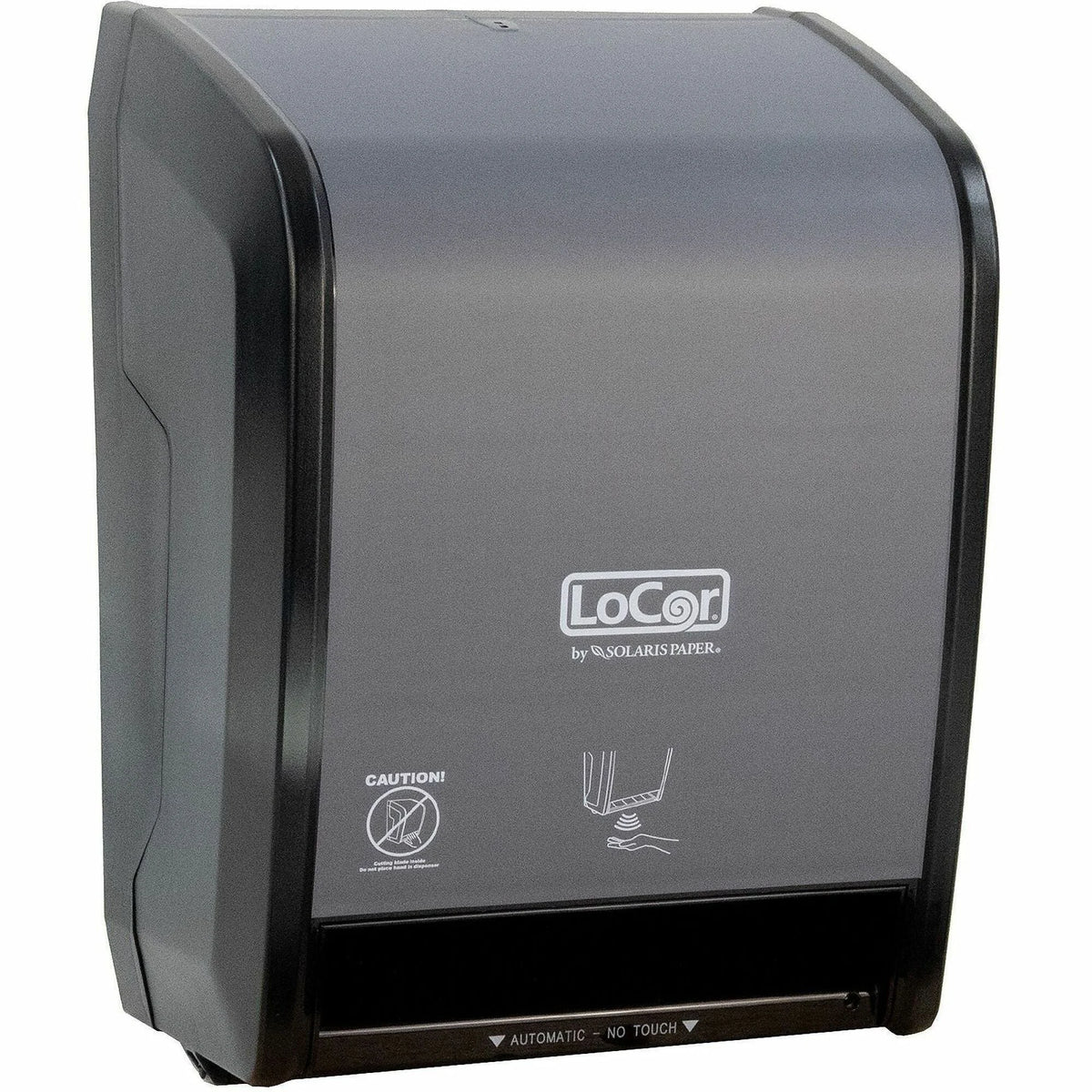 LoCor Next Gen. Electronic Hand Towel Roll Dispenser - Matte Gray - 9.7’’ x 12.1’’ 16.6’’ - Paper Dispensers