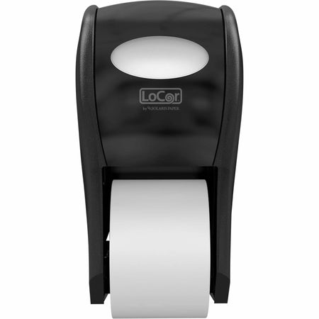 LoCor Top-Down Bath Tissue Dispenser 7.4’’ Height x 7.2’’ Width 13.5’’ Depth Black 1 Each 300 Sheet (SOLD67013)