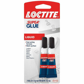 Loctite Liquid Super Glue - 0.07 fl oz - Clear - 2 / Pack