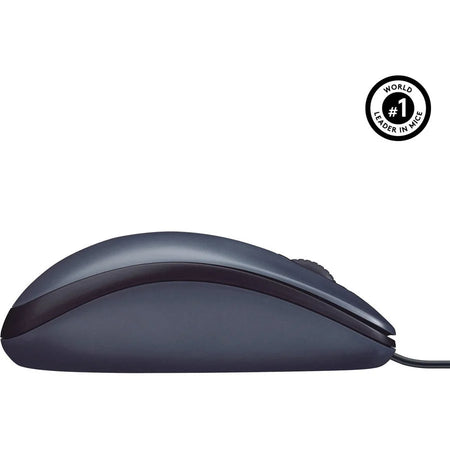 Logitech B100 Optical USB Mouse - Reliable Wired for Smooth Navigation - Keyboards & Mice