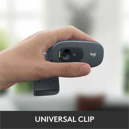 Logitech C270 Webcam - 30 fps - Black - USB 2.0 - 1 Each - Alternate-Image4