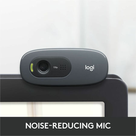 Logitech C270 Webcam - 30 fps - Black - USB 2.0 - 1 Each - Alternate-Image2