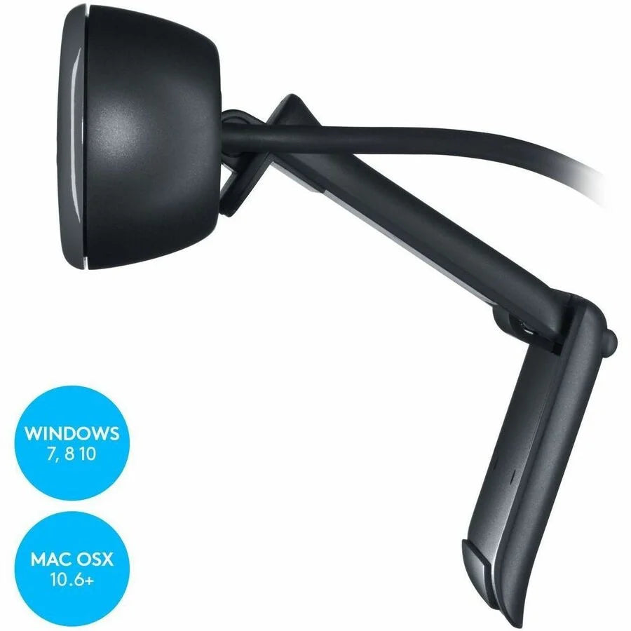 Logitech C270 Webcam: High-Quality 720p Video with Built-in Microphone - Computer / Laptop Accessories