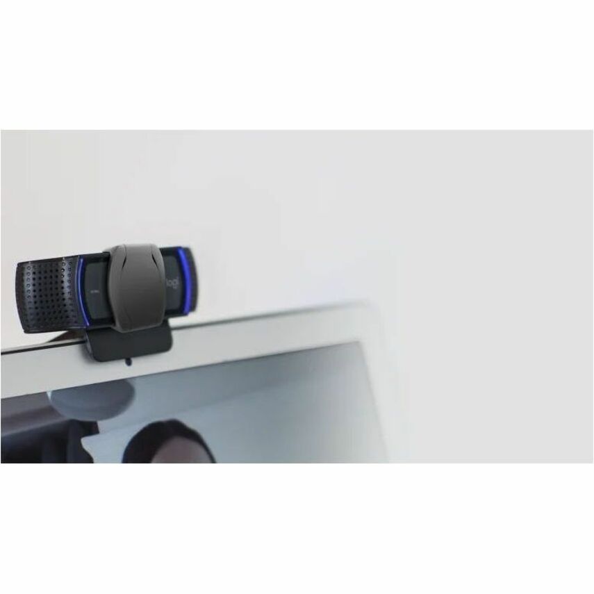 Logitech C920S Webcam - 3 Megapixel - 30 fps - Black - USB 3.1 - 1 Each - Alternate-Image1