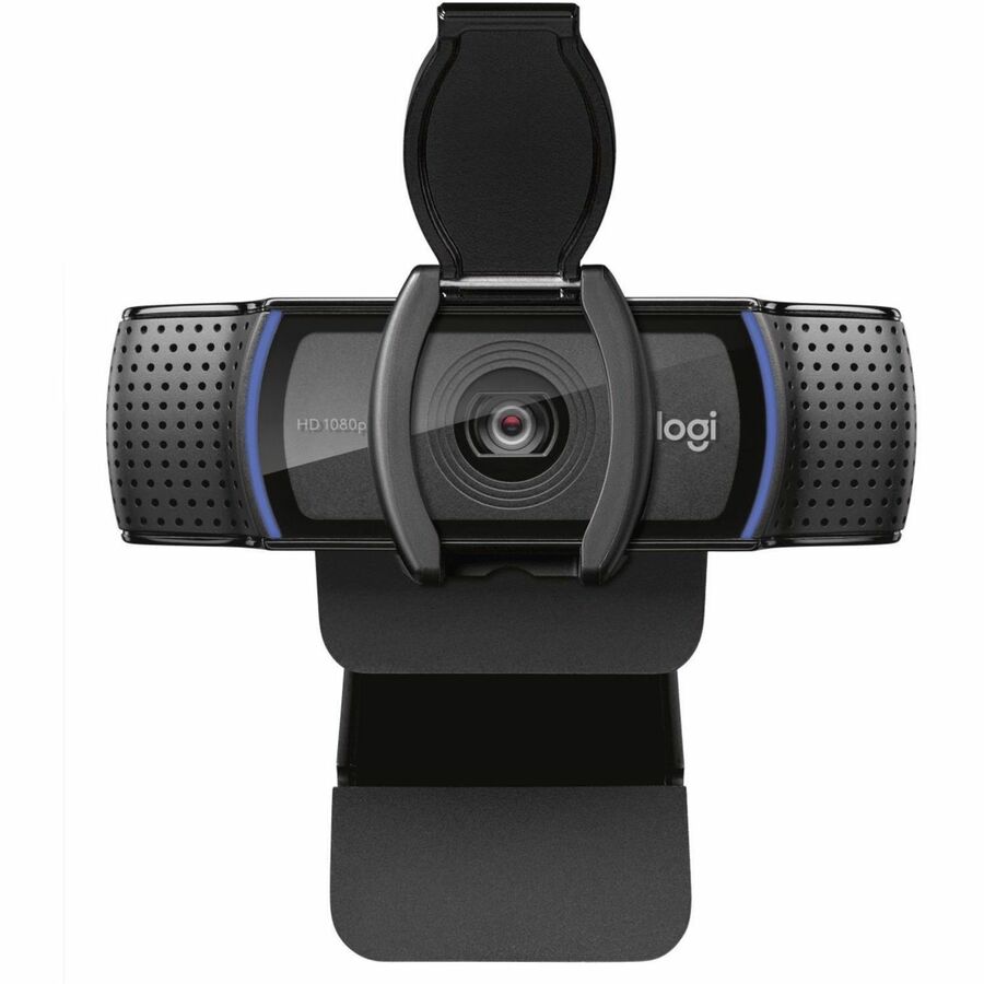 Logitech C920S Webcam - 3 Megapixel - 30 fps - Black - USB 3.1 - 1 Each - Front