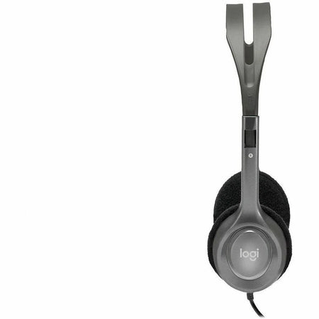 Logitech H111 Stereo Headset: Wired Binaural Headphones with Noise Canceling