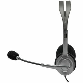 Logitech H111 Stereo Headset: Wired Binaural Headphones with Noise Canceling