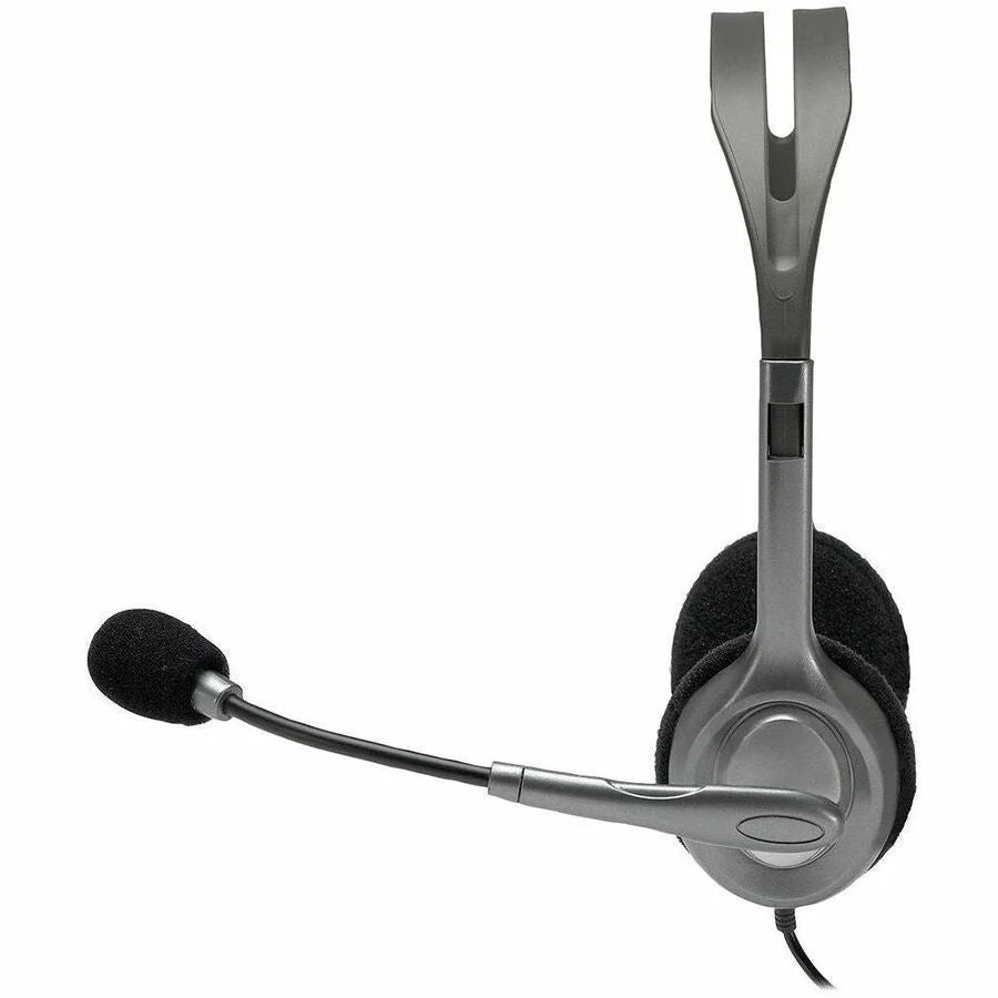 Logitech H111 Stereo Headset: Wired Binaural Headphones with Noise Canceling