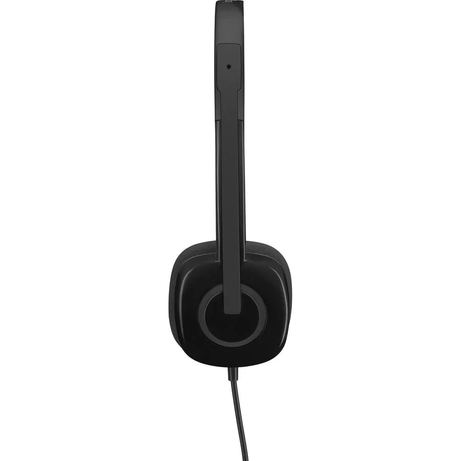 Logitech H151 Stereo Headset: Wired Noise-Canceling Headphones