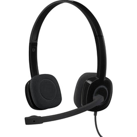 Logitech H151 Stereo Headset: Wired Noise-Canceling Headphones