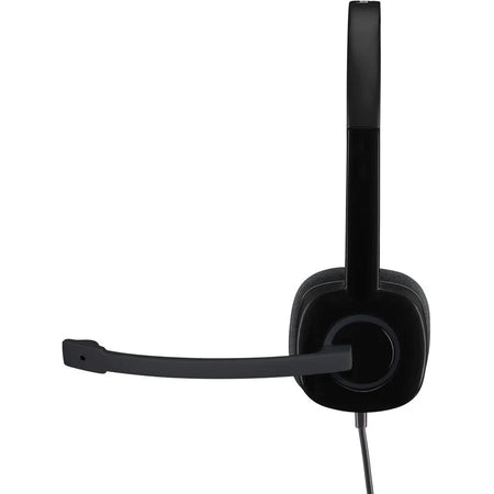 Logitech H151 Stereo Headset: Wired Noise-Canceling Headphones