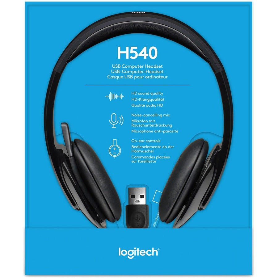 Logitech H540 USB Headset - Alternate-Image2