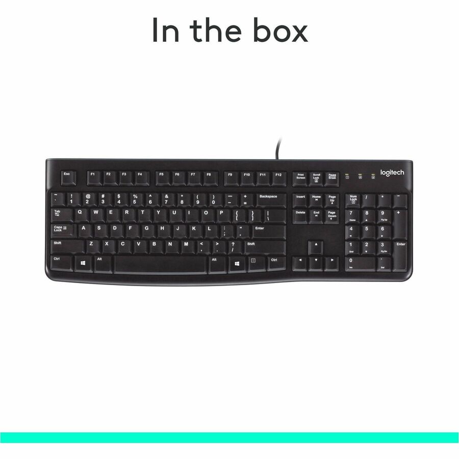 Logitech K120 Plug-and-Play USB Keyboard - Alternate-Image8