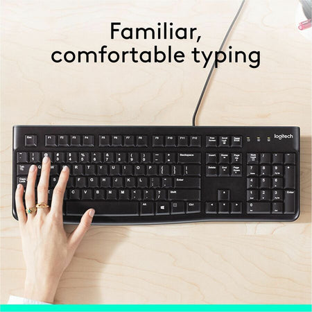 Logitech K120 Plug-and-Play USB Keyboard - Alternate-Image1