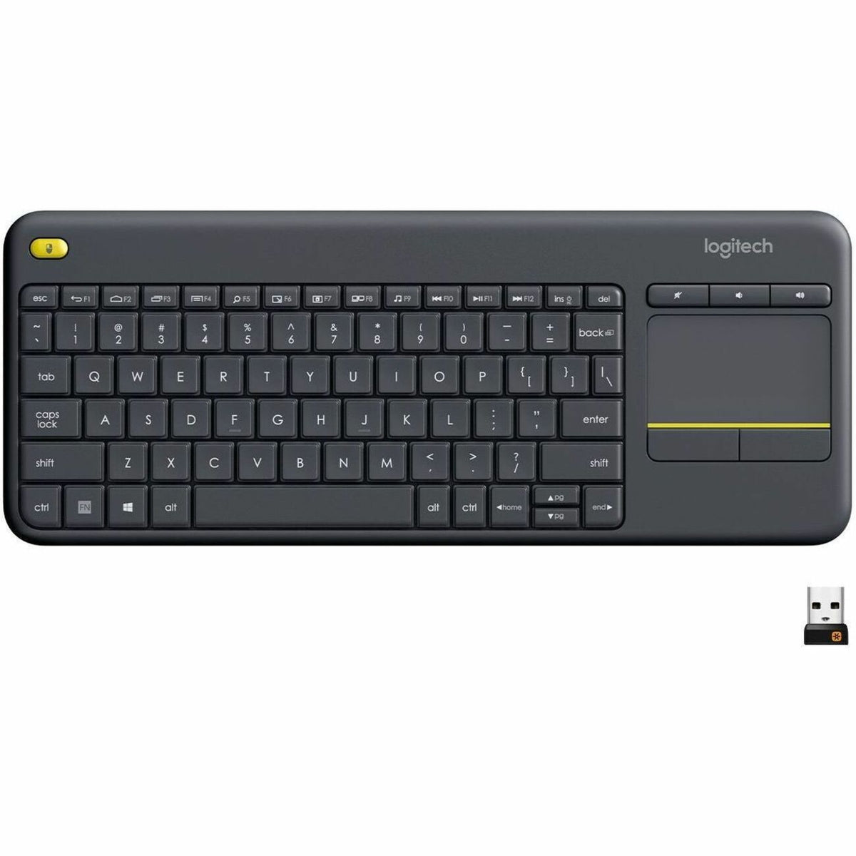 Logitech K400 Plus Touchpad Wireless Keyboard - 1300