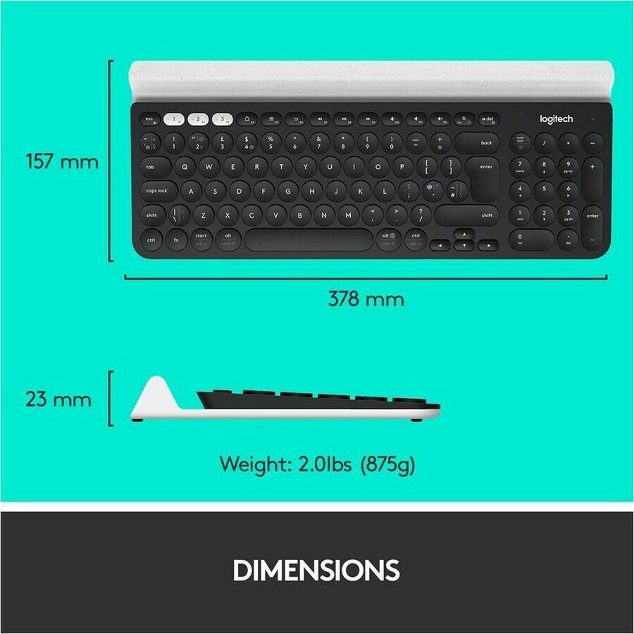 Logitech K780 Multi-Device Wireless Keyboard - Alternate-Image6