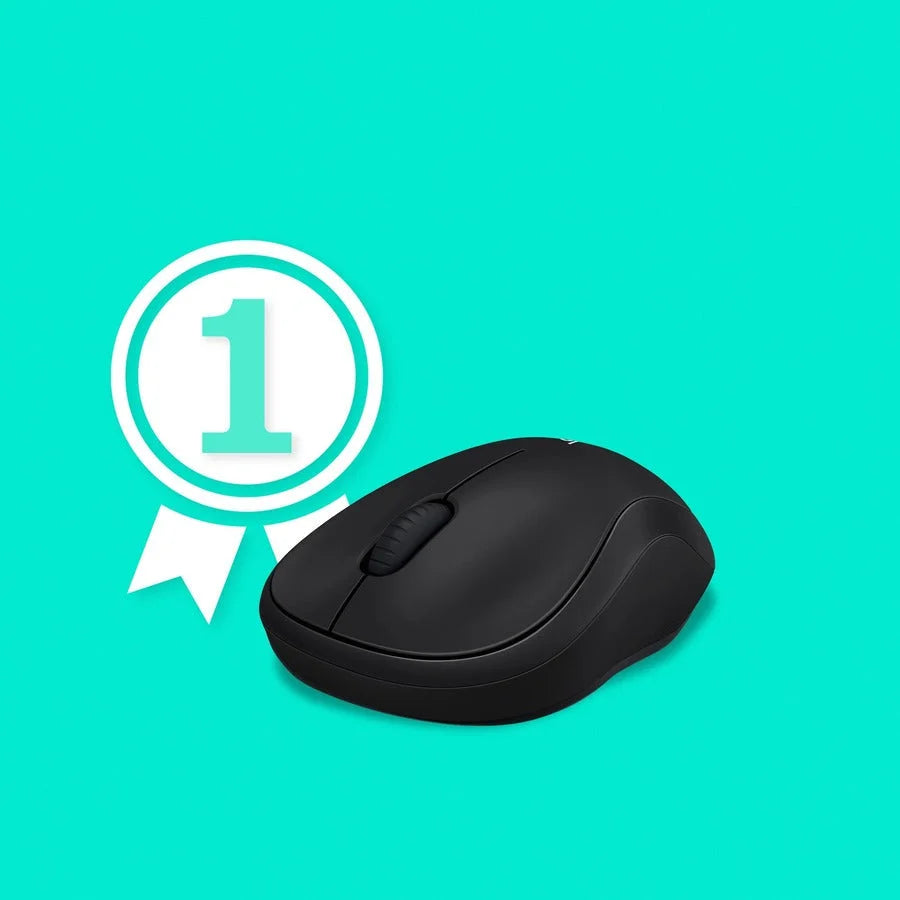 Logitech M185 Wireless Mouse: Optical Radio Frequency 2.4 GHz Gray - Keyboards & Mice