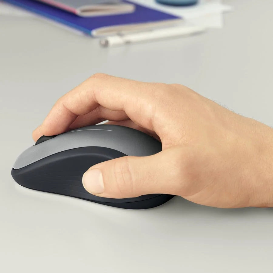 Logitech M310 Wireless Mouse: Optical 32.81 ft Range 2.4 GHz Silver - Keyboards & Mice