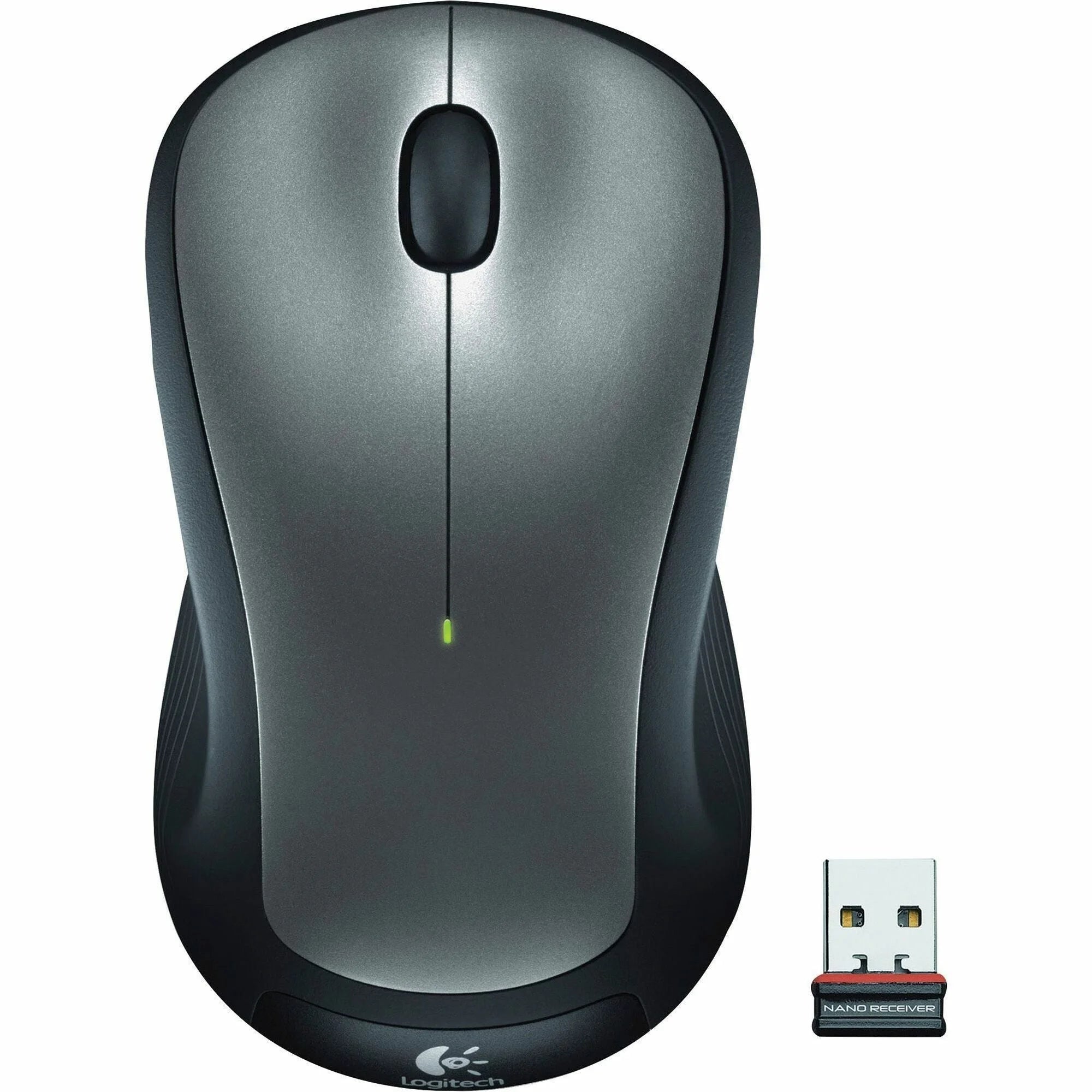 Logitech M310 Wireless Mouse: Optical 32.81 ft Range 2.4 GHz Silver - Keyboards & Mice